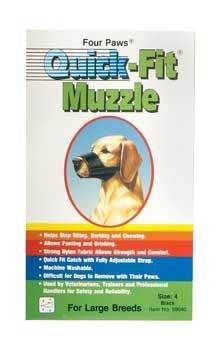 Four Paws Quick Fit Muzzle Size 4