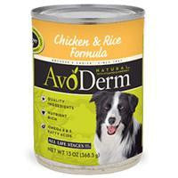 AvoDerm Natural Chicken Meal & Rice - Dog 12-13 oz.