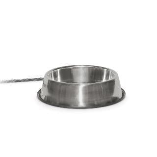 K&H Thermal Bowl Stainless Steel 120 oz. 25 Watts