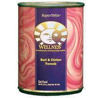 Wellness Canned Cat Super5Mix Beef & Chicken 12-12.5 oz Case