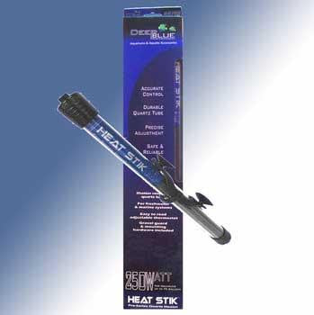 Deep Blue Heat Stik Submersible Quartz Heater 17" - 250 Watt