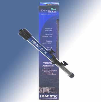 Deep Blue Heat Stik Submersible Quartz Heater 17" - 300 Watt