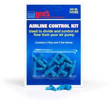 Lee's Airline Control Kit W-4 Lee's Plastic Tees & 5 2way Valves