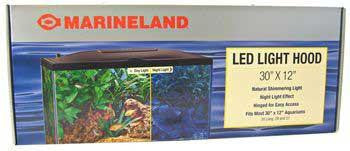 Marineland LED Aquarium Hood 30x12