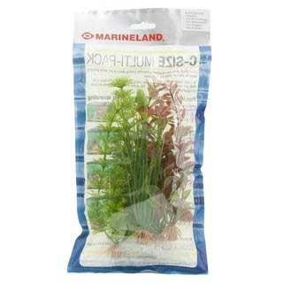 Marineland Multi-Pack C1 Plastic Aquarium Plants 4pk