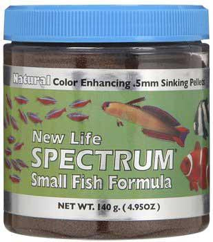 Spectrum Small Fish Formula .5 mm. Sinking 120 Gm.