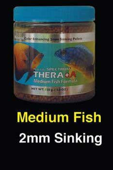 Spectrum Medium Fish Formula 2 mm. Sinking 125 Gm.