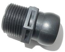 Ball Socket Pipe 1-2" MPT Connector