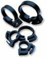 Two Little Fishies 1" Plastic Hose Clamp Set 6 pc.