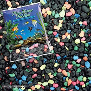 Nature's Ocean Pure Water Pebble Color Mix Black Beauty 5lb 6pk