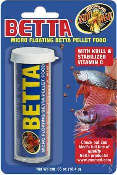 ZooNed Floating Betta Micro Pellet Food .65 oz.