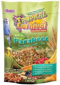 FM Brown's Tropical Carnival Natural Parakeet Food 6-2 Lb