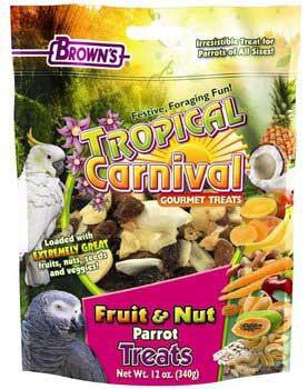 F.M. Brown's Tropical Carnival Fruit-Nut Parrot Treat 12Oz