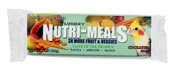 Lafeber Taste Of The Tropics Cockatiel Nutri-Meal Bar 2oz