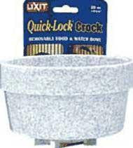 Lixit Quick Lock Crock 20oz Granite