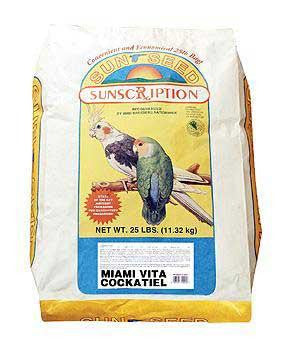 Cockatiel Miami Vita Mix 25 lb.