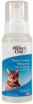 8in1 Perfect Coat Shed Foaming Waterless Shampoo 8.5 Oz (Bottle)