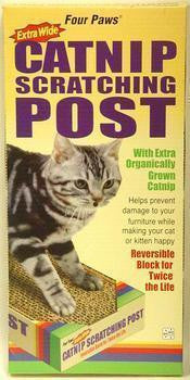 Four Paws Catnip Scratching Post - Extra Wide