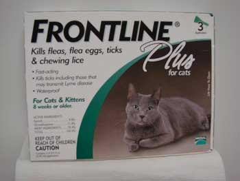 Frontline Plus Flea And Tick Treatment For Cats 3 Month Supply