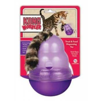 Kong Cat Wobbler Treat Dispenser Toy