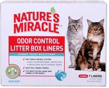 Nature's Miracle Litter Pan Liners Jumbo 7ct