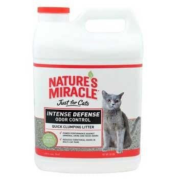 Nature's Miracle Intense Defense Odor Control Clumping Litter 14lb Jug