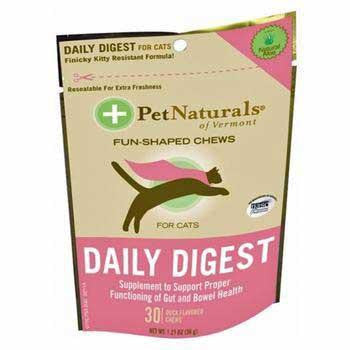 Pet Naturals of Vermont Softchews Daily Digestion Cat - 6-1.27 oz.