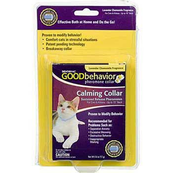 Sergeant's Sentry HC Good Behavior Cat Pheromone Collar up to 15" Neck