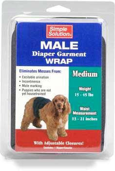 Bramton Company Simple Solution Male Diaper Garment Wrap - Medium