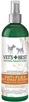 Bramton Company Vets Beste Natural Anti-Flea Easy Spray Shampoo (16 oz)