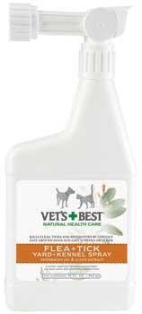 Bramton Company Vets Beste Natural Flea + Tick Yard & Kennel Spray (32 oz)