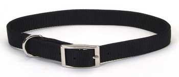 Coastal Style 401 5-8" x 14" Nylon Web Collar Black