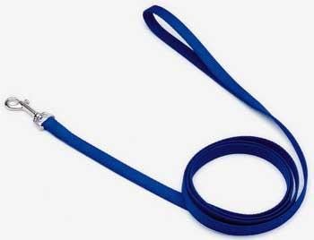 Coastal Style 406 5-8" x 6' Nylon Web Training Lead Blue