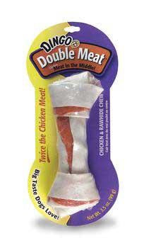 Dingo Double Meat Bone Medium White 5-6