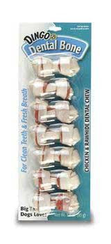 Dingo Dental Mini Bone 7 Pk. White