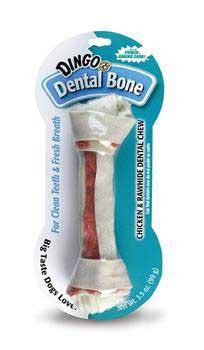 Dingo Dental Bone Large White 8-8.5