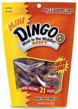 Dingo Beefy Mini Value Bag 21 Pk.