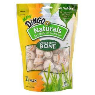 Dingo Natural Mini Bone 21 Pk