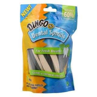 Dingo Dental Spirals For Fresh Breath 15 Pk