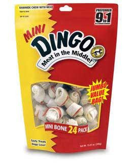 Dingo Mini White Bone Value Bag 24 Ct.