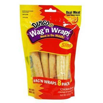 Dingo Wag'n Wraps Chicken Slim 8 Pk-9.75 oz.