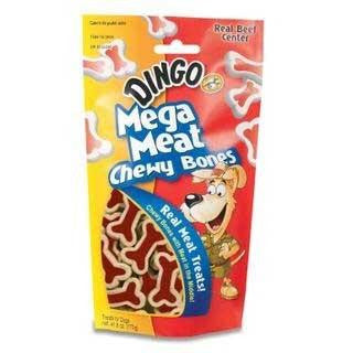 Dingo Mega Meat Chewy Bones 4 oz.