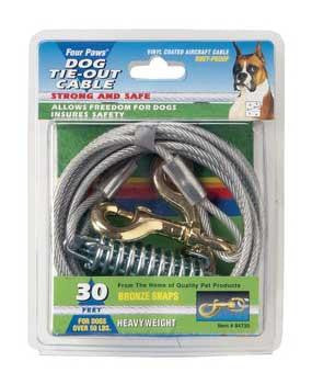 Four Paws Heavy Duty Cable Tie Out 20'