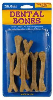 Health Extension Dental Bones Peanut Butter 6 Pk. Medium