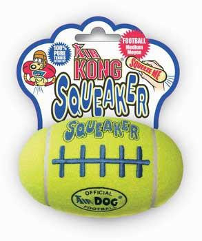 Kong Air Kong Squeaker Football Medium