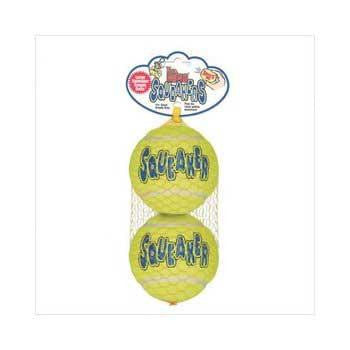 Kong Air Kong Squeaker Large Tennis Balls 2 Pack