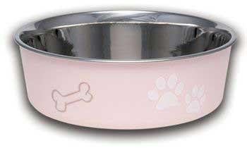 Loving Pets Bella Bowl Pink Medium