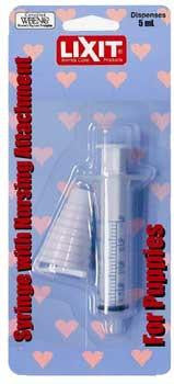 Lixit Feeding Syringe W-Nursing Attachment