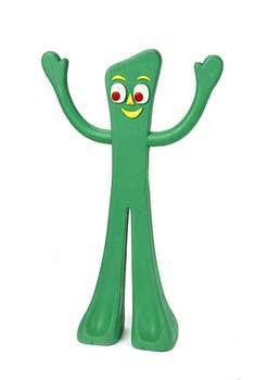 Multipet 9" Rubber Gumby Dog Toy