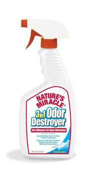 Nature's Miracle 3 in 1 Odor Destroyer - Fresh Linen Scent - 24 oz.